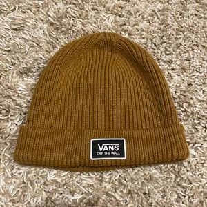 Vans mustard/brown Beanie